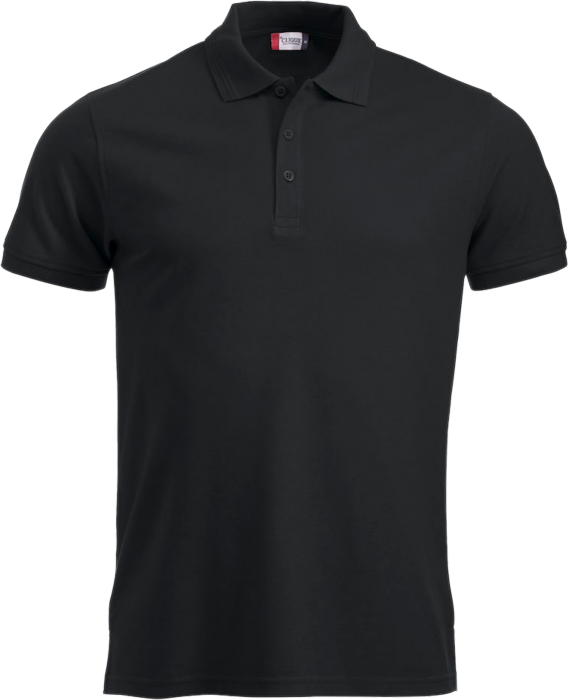 Clique - Manhatten Polo Tee Men - Negro