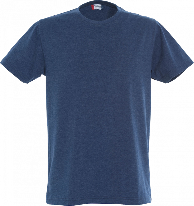 Clique - Classic Cotton Tee - Blauw