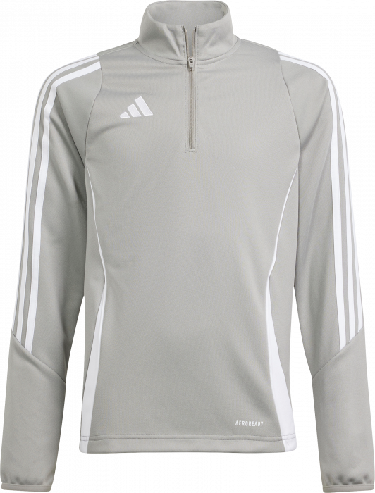 Adidas - Tiro 24 Training Top - Light Grey & blanc