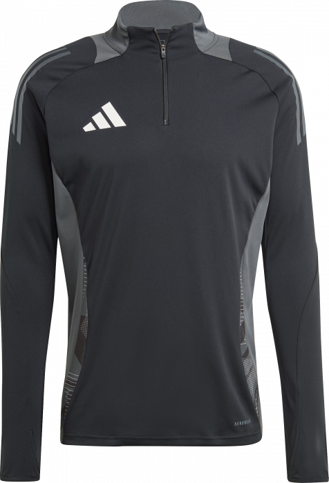 Adidas - Tiro24 Half-Zip Training Top - Black & t dark grey