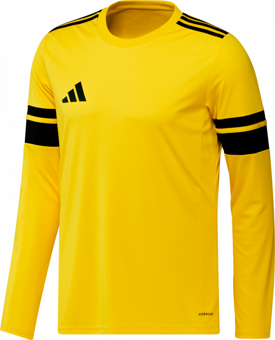 Adidas - Squadra 25 Long Sleeve Player Jersey - T Yellow & black