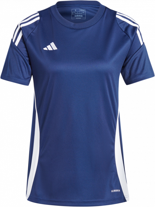 Adidas - Tiro 24 Player Jersey Women - T Navy Blue & wit