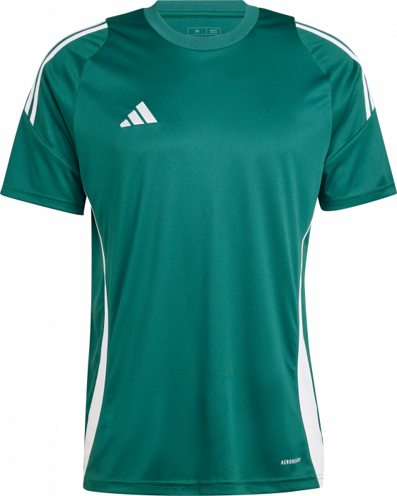 Adidas - Tiro 24 Player Jersey - Team Dark Green & blanco