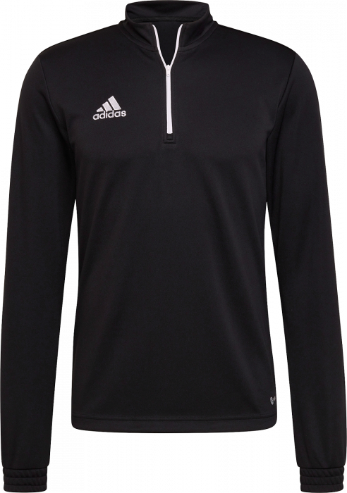 Adidas - Entrada 22 Træning Top With Half Zip Jr - Zwart & wit