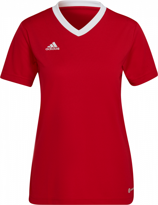 Adidas - Entrada 22 Jersey Women - Power red 2 & branco