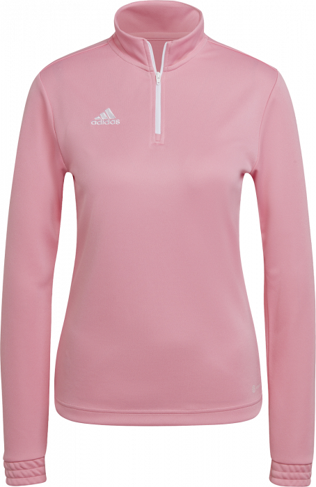 Adidas - Entrada 22 Træningstrøje Med Halv Lynlås Dame - Semi Pink