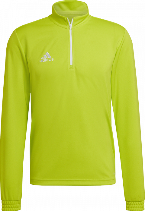 Adidas - Entrada 22 Træning Top With Half Zip Jr - Semi Sol & branco