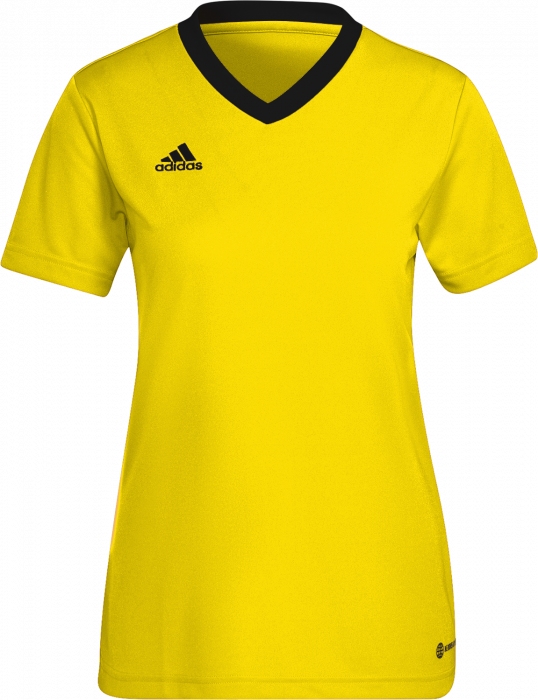 Adidas - Entrada 22 Jersey Women - T Yellow & svart