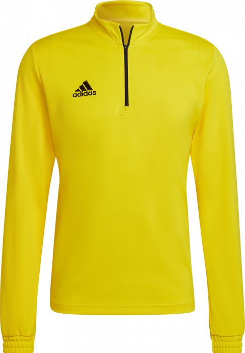 Adidas - Entrada 22 Træning Top With Half Zip Jr - T Yellow & negro