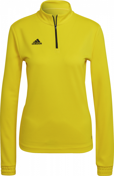 Adidas - Entrada 22 Træning Top With Half Zip Woman - Amarillo