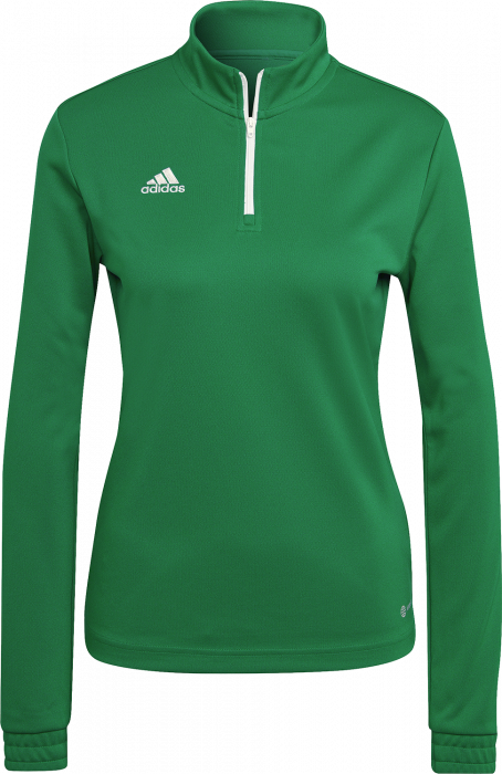 Adidas - Entrada 22 Træning Top With Half Zip Woman - Grün