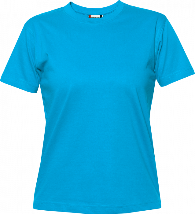 Clique - Premium-T Dame - Cyan