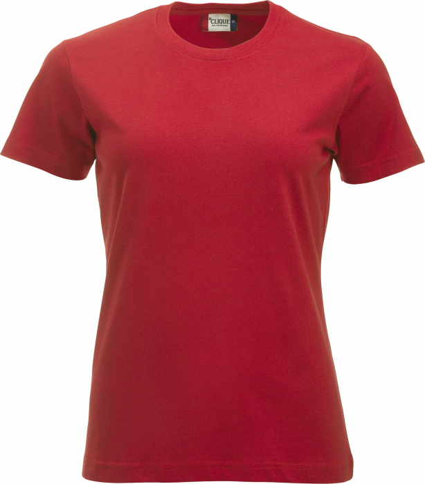 Clique - Classic Cotton Tee Women - Vermelho