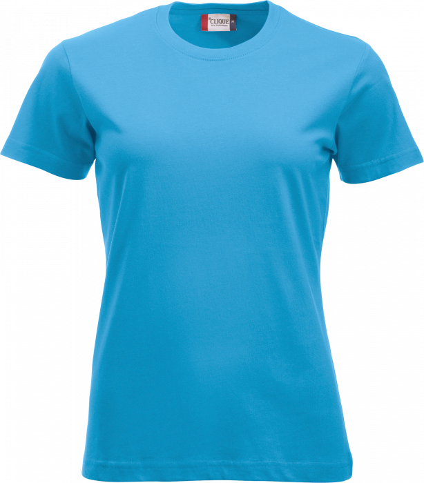 Clique - Classic Cotton Tee Women - Turkusowy