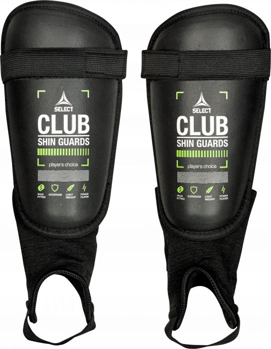 Select - Shin Guard Club V25 - Preto & verde